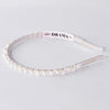 White Pearl and Crystals Hair Band