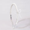 Crystal Hair Band with Bow Embellishment