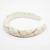 Tweed Puff Hair Band - Multi