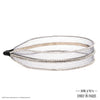 HDC x Emily in Paris Mesh Hair Band with Crystals - Grey