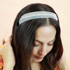 HDC x Emily in Paris Crystal Mesh Hair Band - Beige