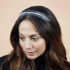 HDC x Emily in Paris Crystal Mesh Hair Band - Grey