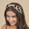 Lea Noir Embellished Knotted Hair Band