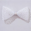 HDC x Emily in Paris Pearl Mesh Hair Bow Alligator Clip - White