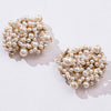 Off-White Embellished Pearl Hair Pins - Set of 2