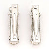 Set of 2 Crystal Hair Pins - Silver