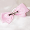 Embellished Crystal Hair Bow - Light Pink