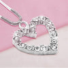Crystal Heart U Pin - Silver