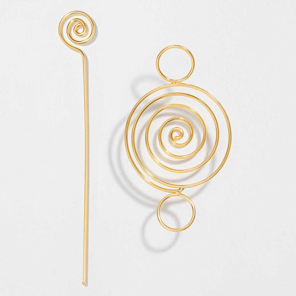 Noor Bun Holder - Gold