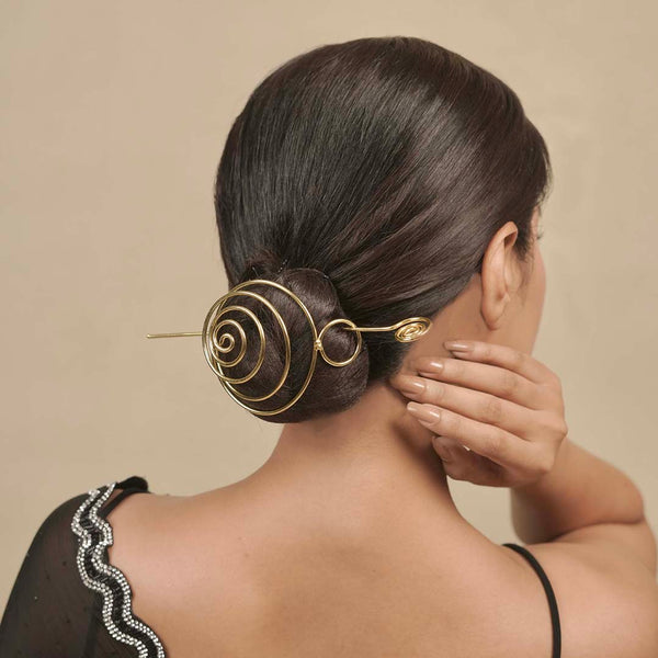 Noor Bun Holder - Gold