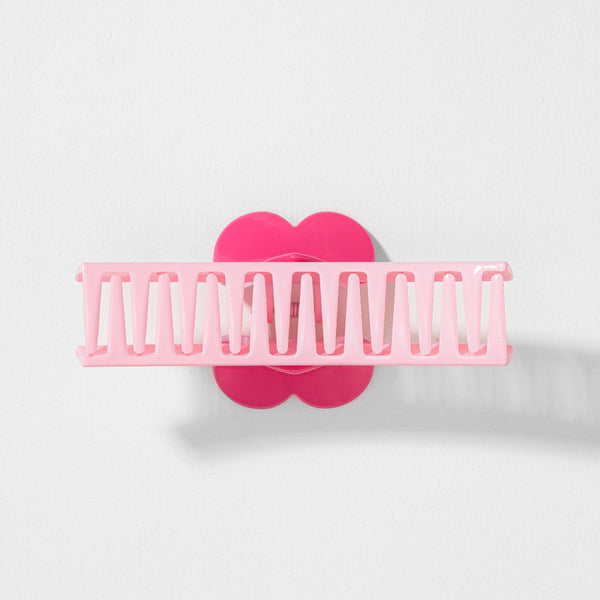 Snap My Heart Claw Clip - Pink