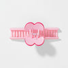 Snap My Heart Claw Clip - Pink