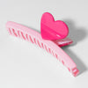 Snap My Heart Claw Clip - Pink