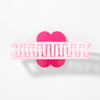 Snap My Heart Hollow Claw Clip - Pink