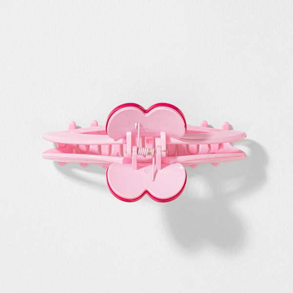 Love Lock Hollow Claw Clip - Pink