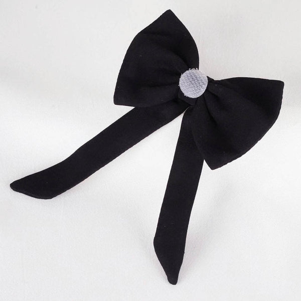 DIY Hair Drama Box with 2 Hair Bands, 1 Scrunchie, 1 Hair Bow, 11 Exclusive Charms, 200+ Crystals & 10 Pom Poms - Black & White