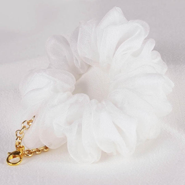 DIY Hair Drama Box with 2 Hair Bands, 1 Scrunchie, 1 Hair Bow, 11 Exclusive Charms, 200+ Crystals & 10 Pom Poms - Black & White