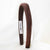 100% Mulberry Silk Puff Hair Band with Rhinestones - Dark Brown