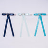 No Monday Blues Satin Ribbon Hair Bows - Set of 3