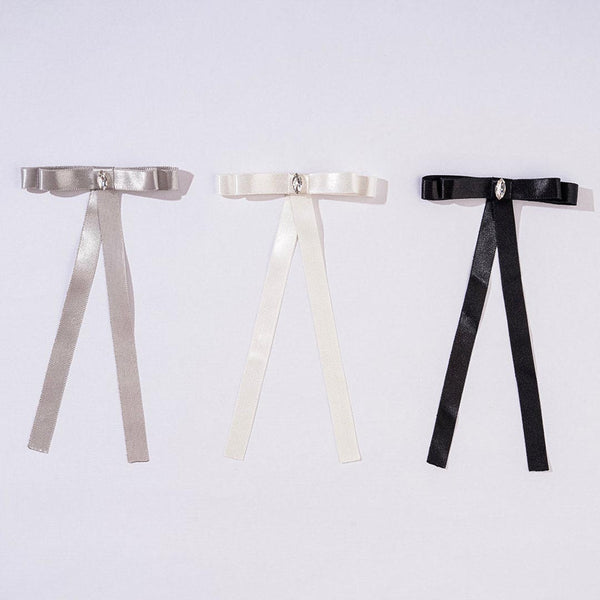 Classics Satin Ribbon Hair Bows - Set of 3