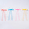 Multi Organza Ribbon Hair Bows - Set of 4