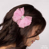 HDC x Emily in Paris Sparkling Pink Hair Bow Alligator Clip - Set of 2