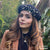 HDC X Emily In Paris Black Beret with Pearls, Crystals & Heart Charm