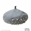 HDC X Emily In Paris Grey Beret with Pearls, Crystals & Heart Charm