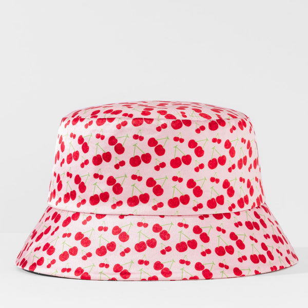 Cherry Pop Bucket Hat - Red