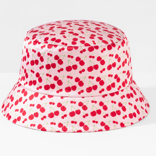 Cherry Pop Bucket Hat - Red