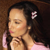 Barbie Hair Pins - Set of 2 - Pink & White