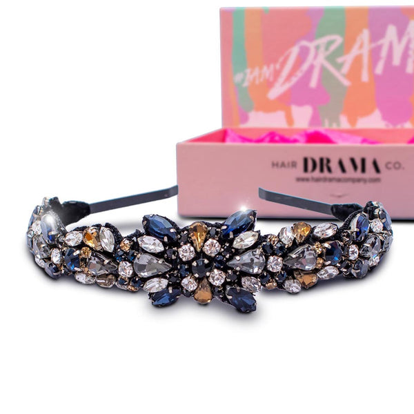 Rosemary Headband -Dark Blue