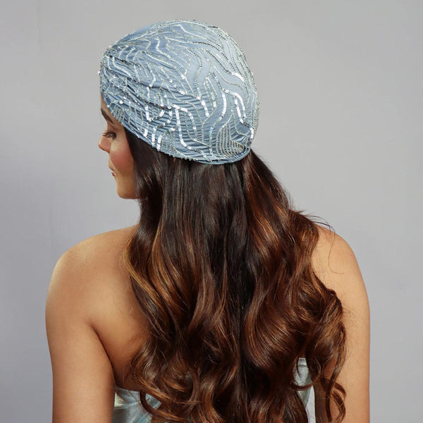 Embellished Turban - Grey
