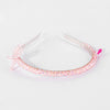 Barbie Crystal Bow Hair Band with Barbie Charm - Light Pink