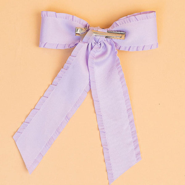 Barbie Hair Bows with Barbie Charm - Set of 3 - Pink, Purple & White