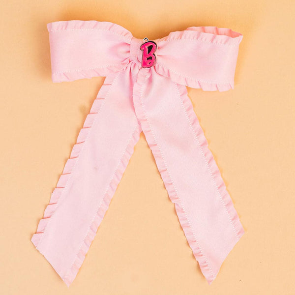 Barbie Hair Bows with Barbie Charm - Set of 3 - Pink, Purple & White