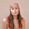 Blossom Bandana Scarf - Orange