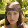 Lea Noir Bandana Scarf - Brown