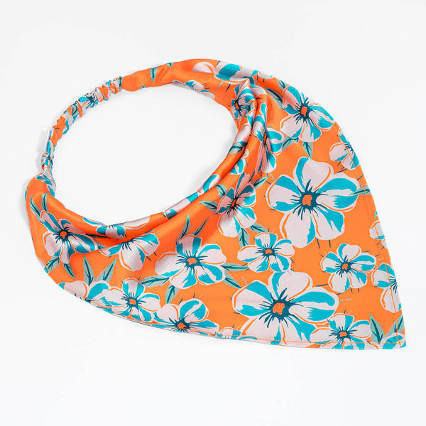 Blossom Headscarf - Orange