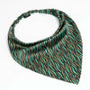 Zebra Patterned Headscarf - Green