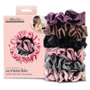 Pastel Silk Satin Scrunchies - Set of 6