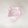 Embellished Heart Ponytail Holder - Light Pink