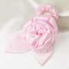 Floral Ponytail Holder - Light Pink