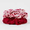 Cherry Scrunchies - Set of 2 - Red