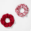 Cherry Scrunchies - Set of 2 - Red