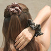 Lea Noir Scrunchies - Set of 2 - Brown