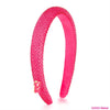 Barbie Rhinestone Puff Hair Band with Barbie Charm - Hot Pink