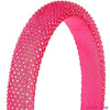 Barbie Rhinestone Puff Hair Band with Barbie Charm - Hot Pink