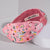 Unicorn Knotted Hair Band - Pink