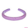 Barbie Sequins Puff Hair Bands with Barbie Charm - Set of 3 - Pink, Blue & Lilac